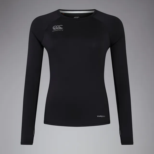 camiseta-manga-larga-superlight-mujer-negra-canterbury image 1