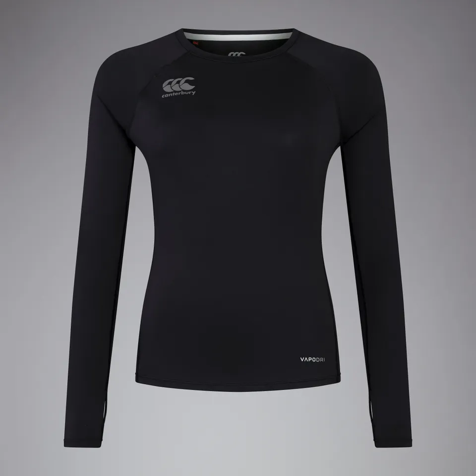 camiseta-manga-larga-superlight-mujer-negra-canterbury image 1