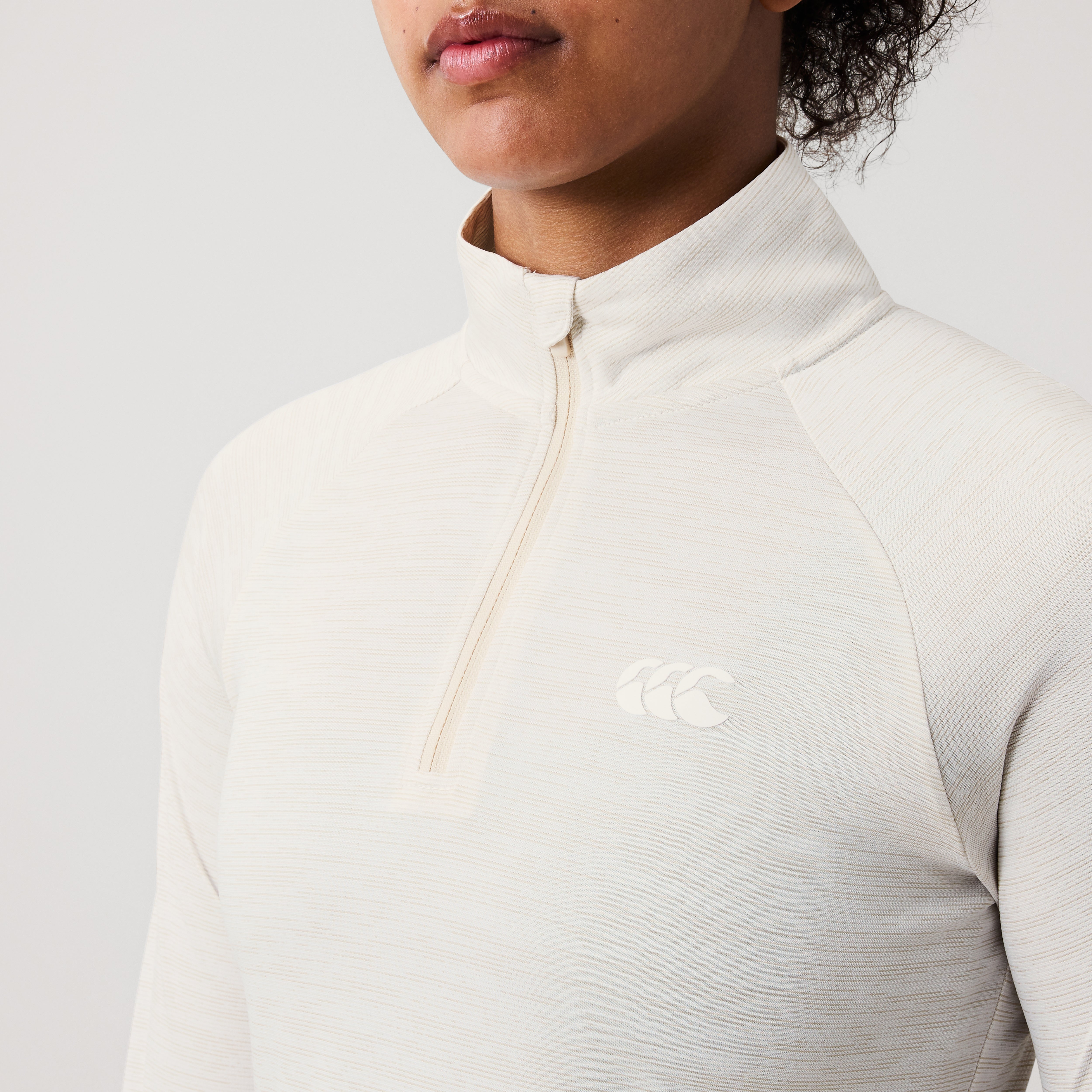 sudadera-de-media-cremallera-canterbury-tempo-1-4-zip-gris-para-mujer image 7