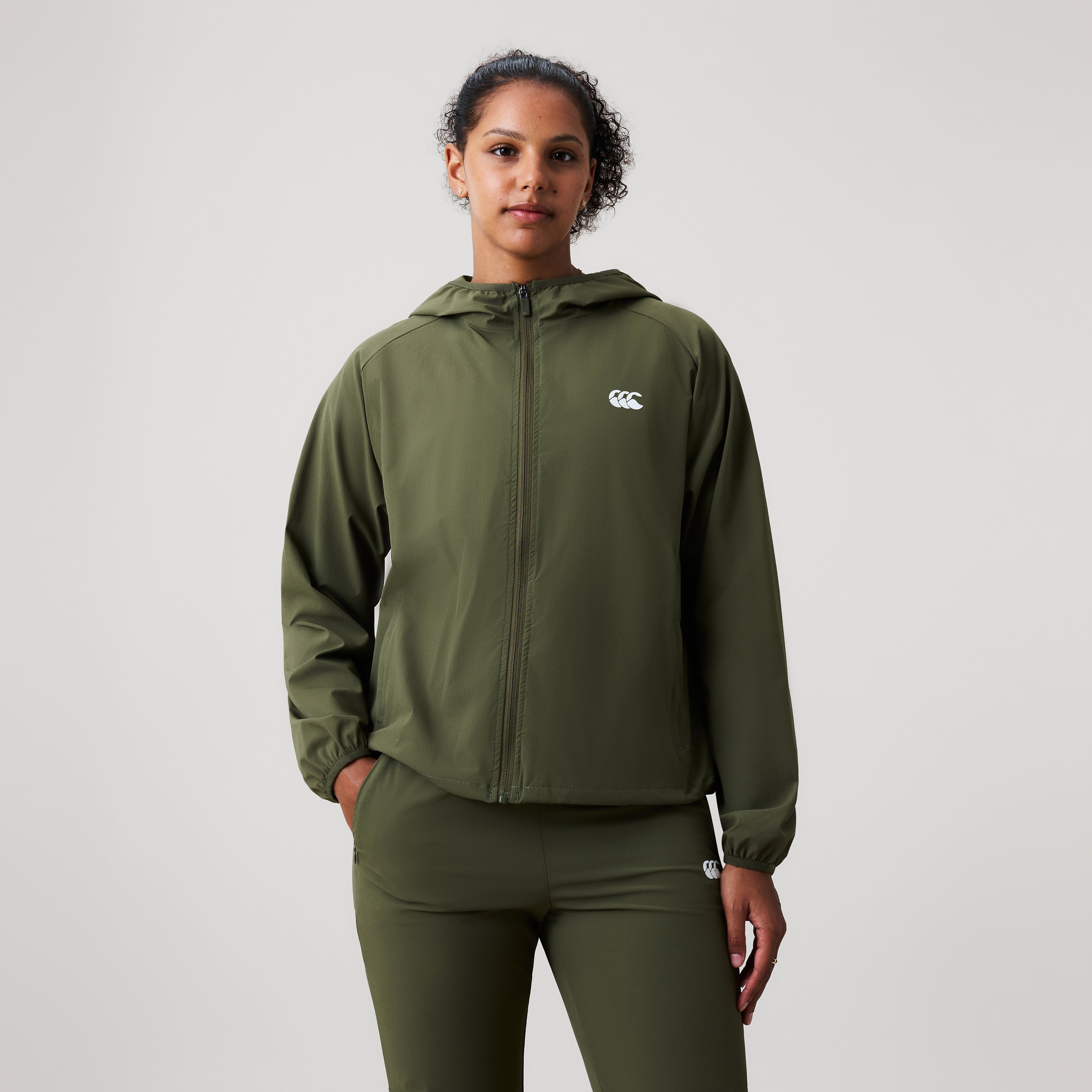 canterbury-chaqueta-cortavientos-tempo-packaway-con-cremallera-para-mujer-verde image 3
