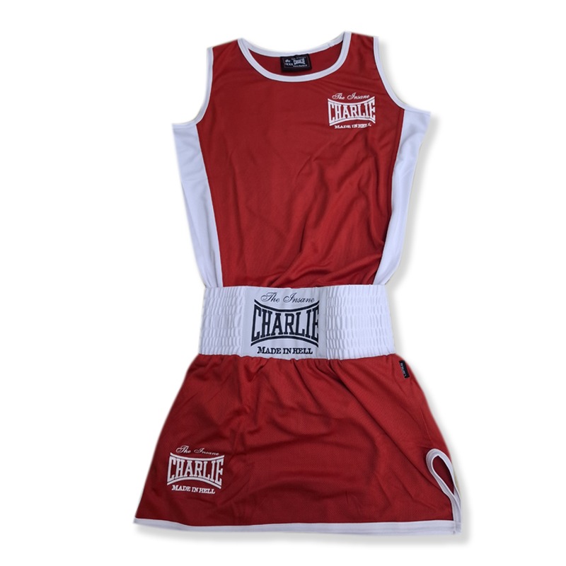 charlie-boxing-set-amateur-mujer-x-camiseta-de-tirantes-y-falda-pantal-n-para-bo image 2