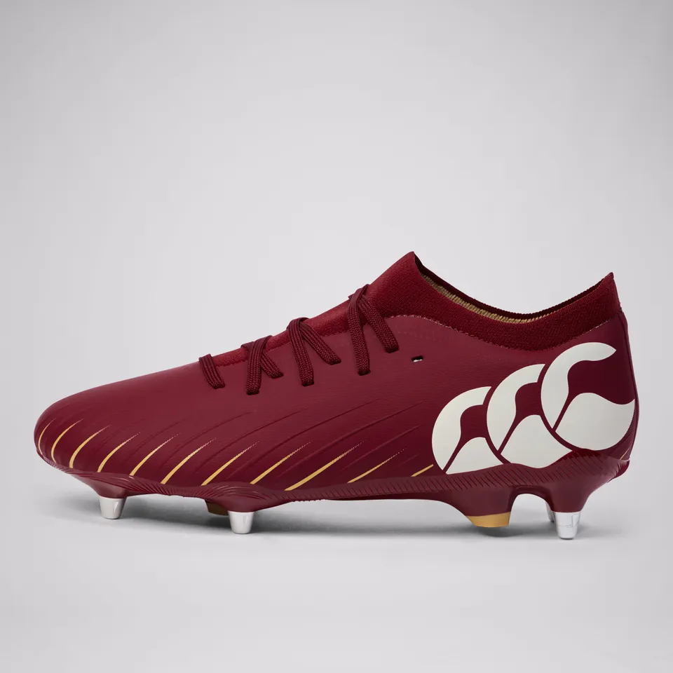 canterbury-speed-falcon-pro-botas-de-rugby-soft-ground-rojo image 1
