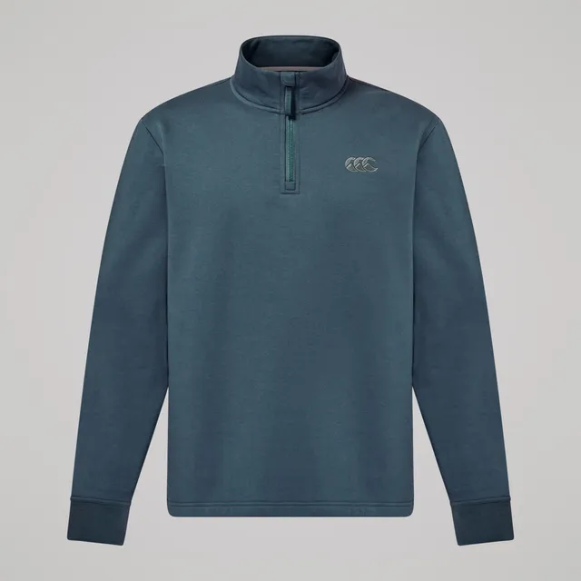 canterbury-sudadera-con-media-cremallera-fundamentals-gris-para-hombre image 1