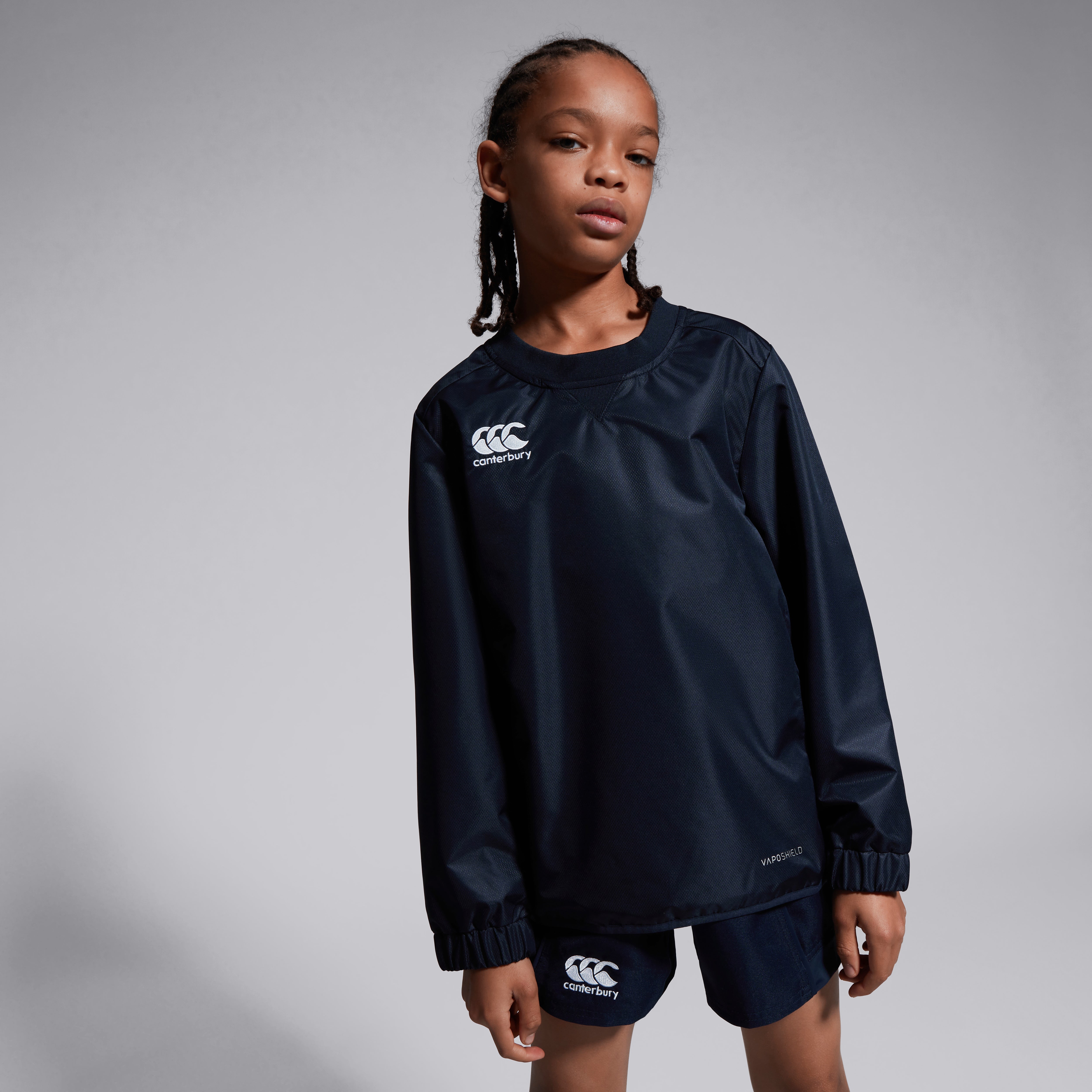 canterbury-club-vaposhield-contact-top-junior-unisex-azul-marino-midlayer-de-ent image 5