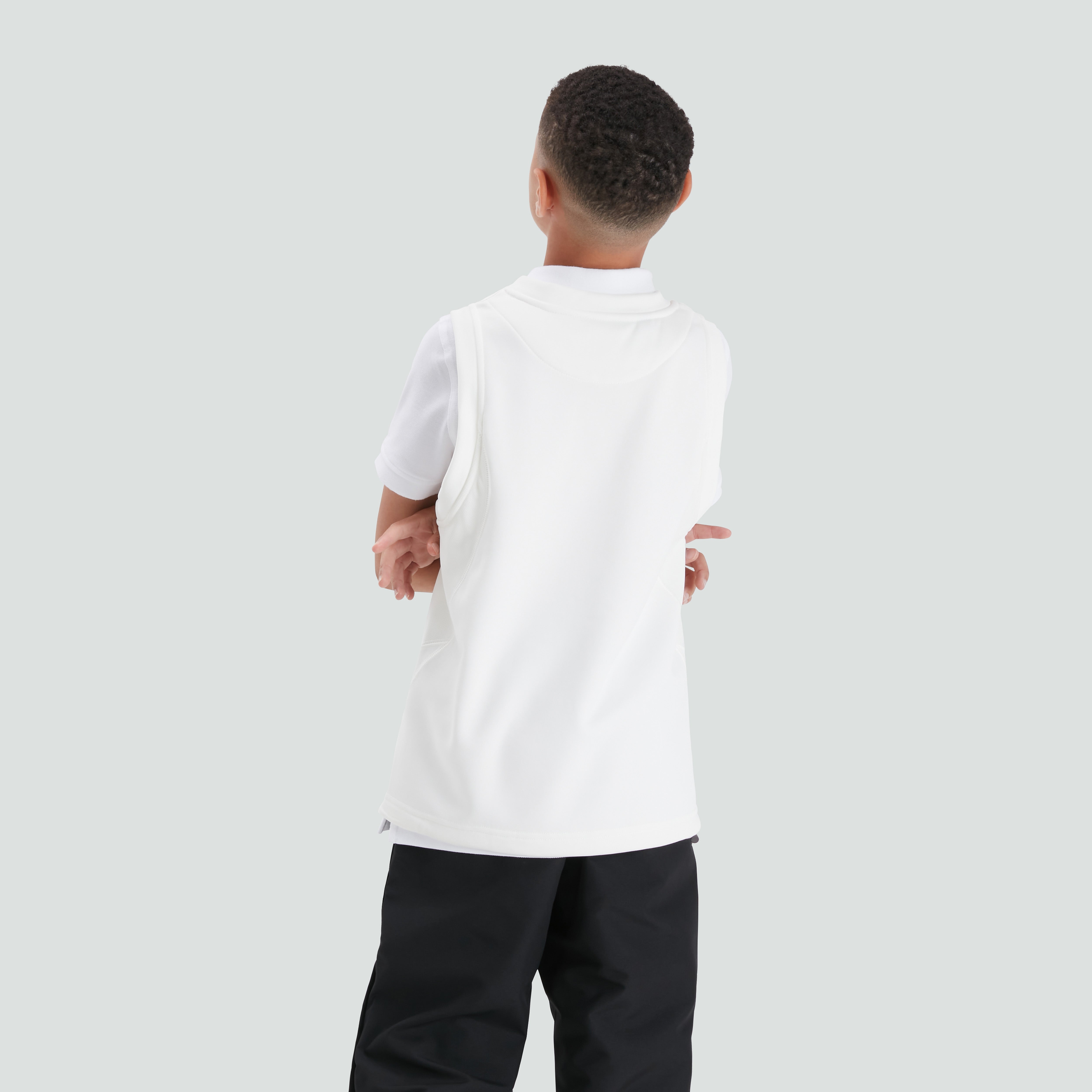 overshirt-de-cr-quet-sin-mangas-canterbury-junior-unisex-crema image 2