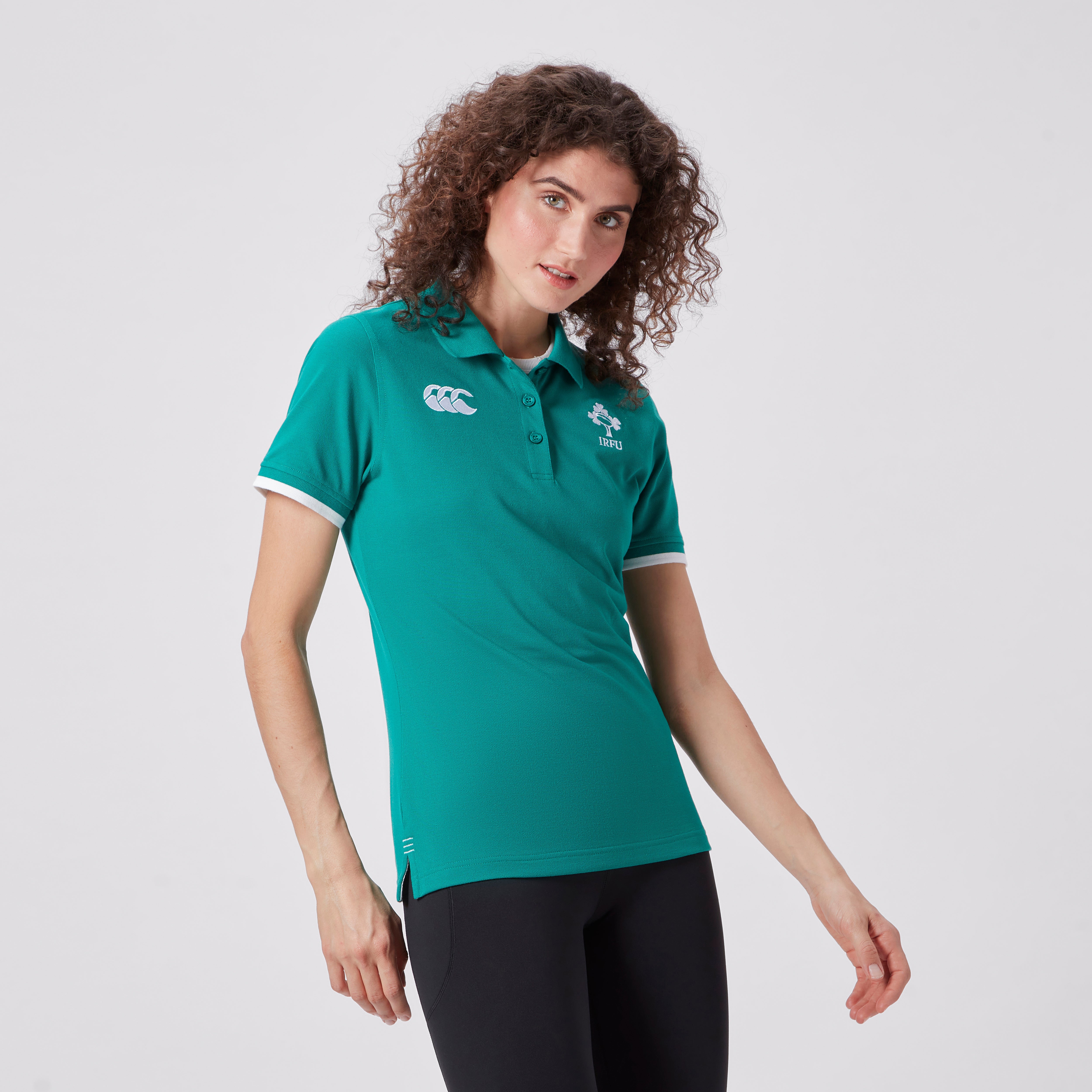 canterbury-polo-oficial-irlanda-mujer-verde-ireland-team image 4