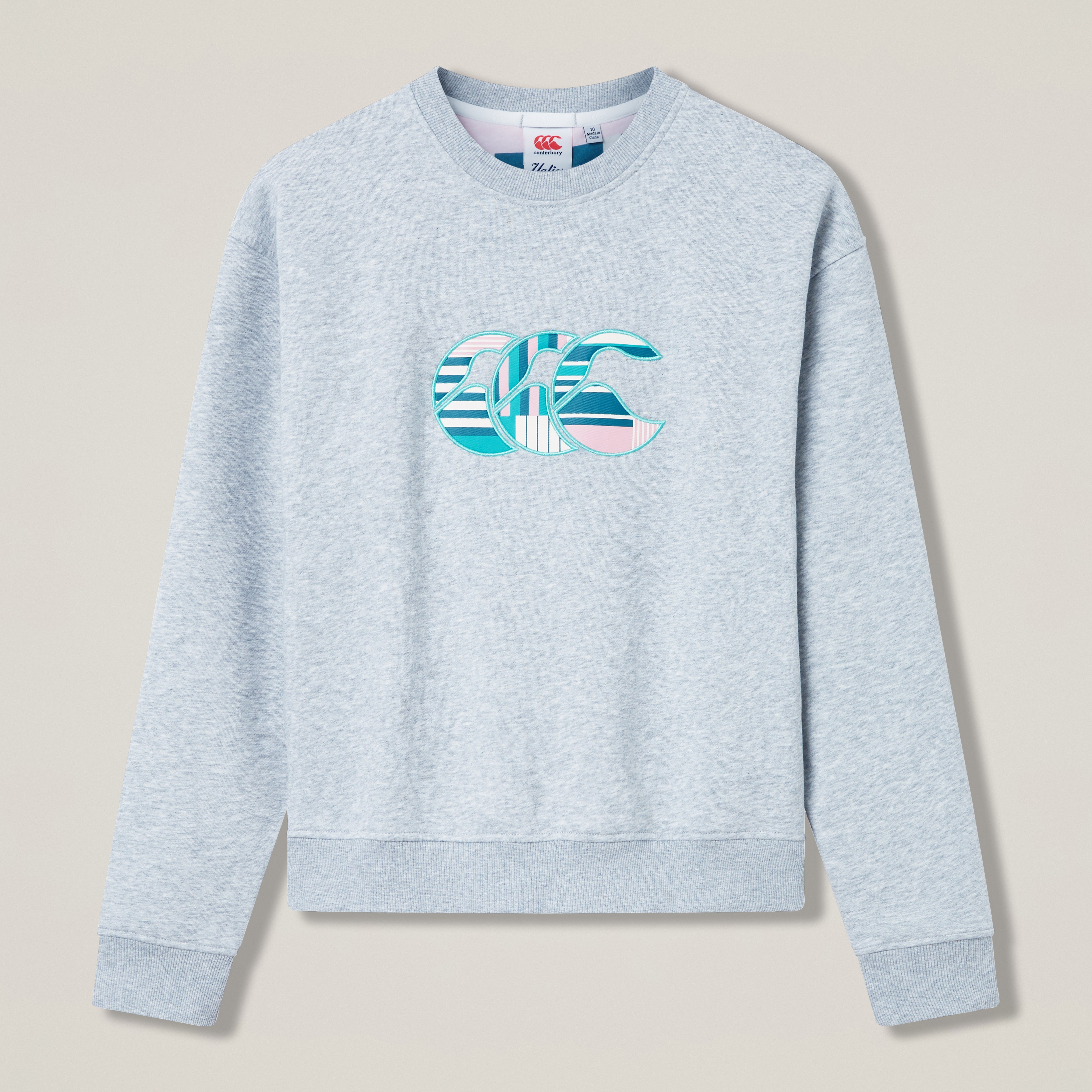 canterbury-womens-uglies-logo-crew-sweatshirt-grey image 1