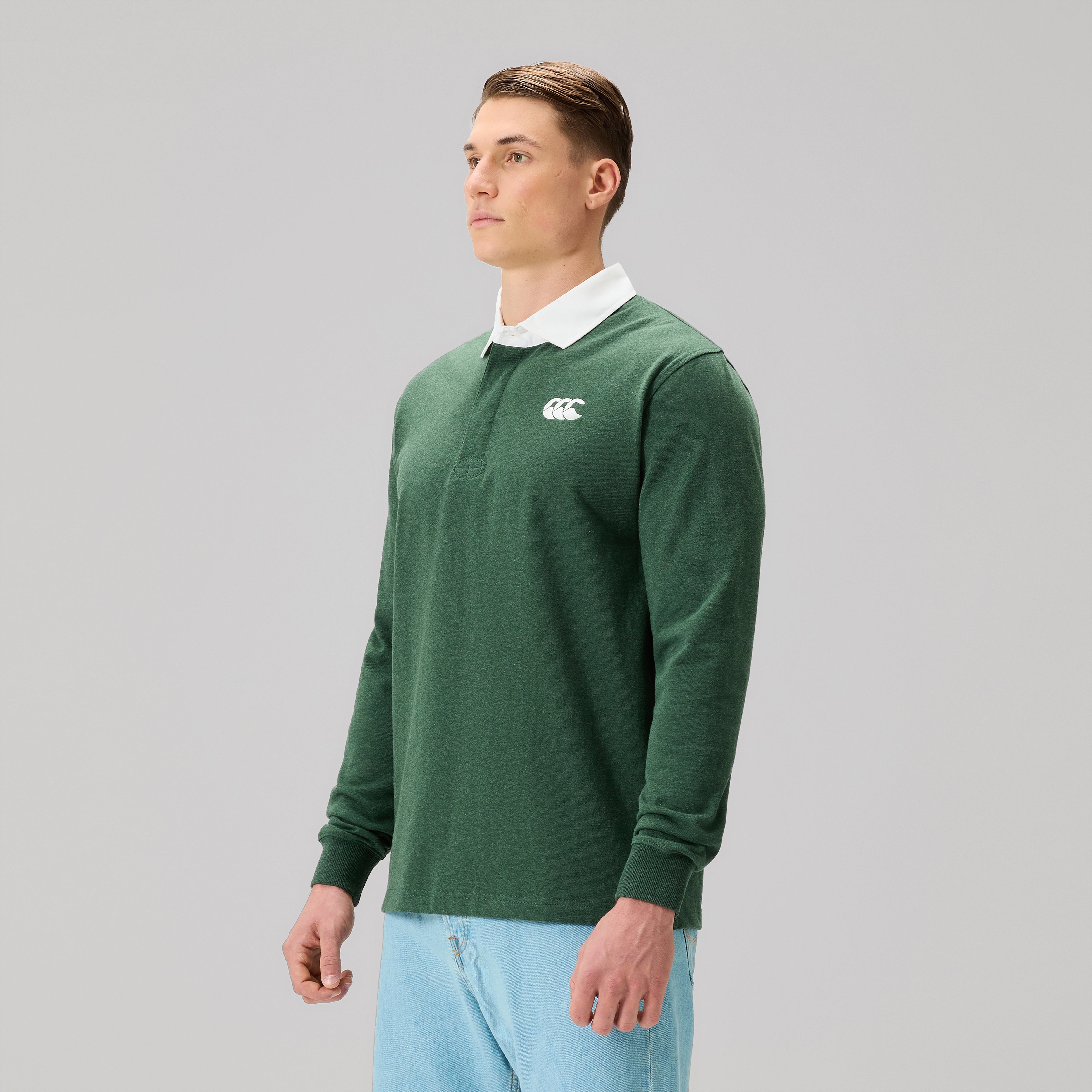 canterbury-fundamentals-rugby-jersey-verde-para-hombre image 3