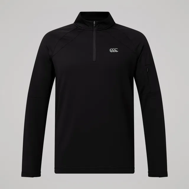 canterbury-tempo-quarter-zip-negro-sudadera-deportiva-de-media-cremallera-para-h image 1