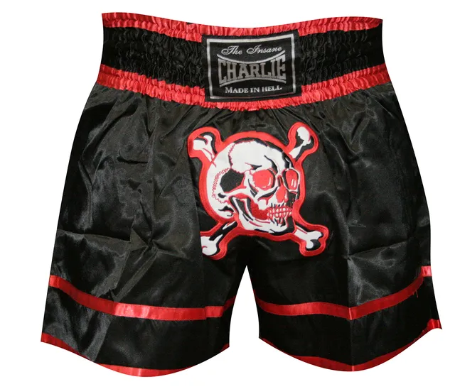 charlie-boxing-short-thai-pirata-de-sat-n-con-calavera-bordada image 1
