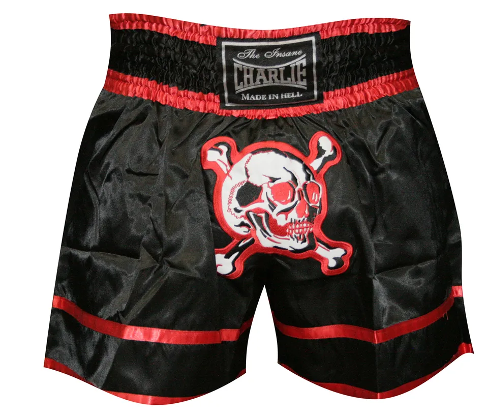 charlie-boxing-short-thai-pirata-de-sat-n-con-calavera-bordada image 1