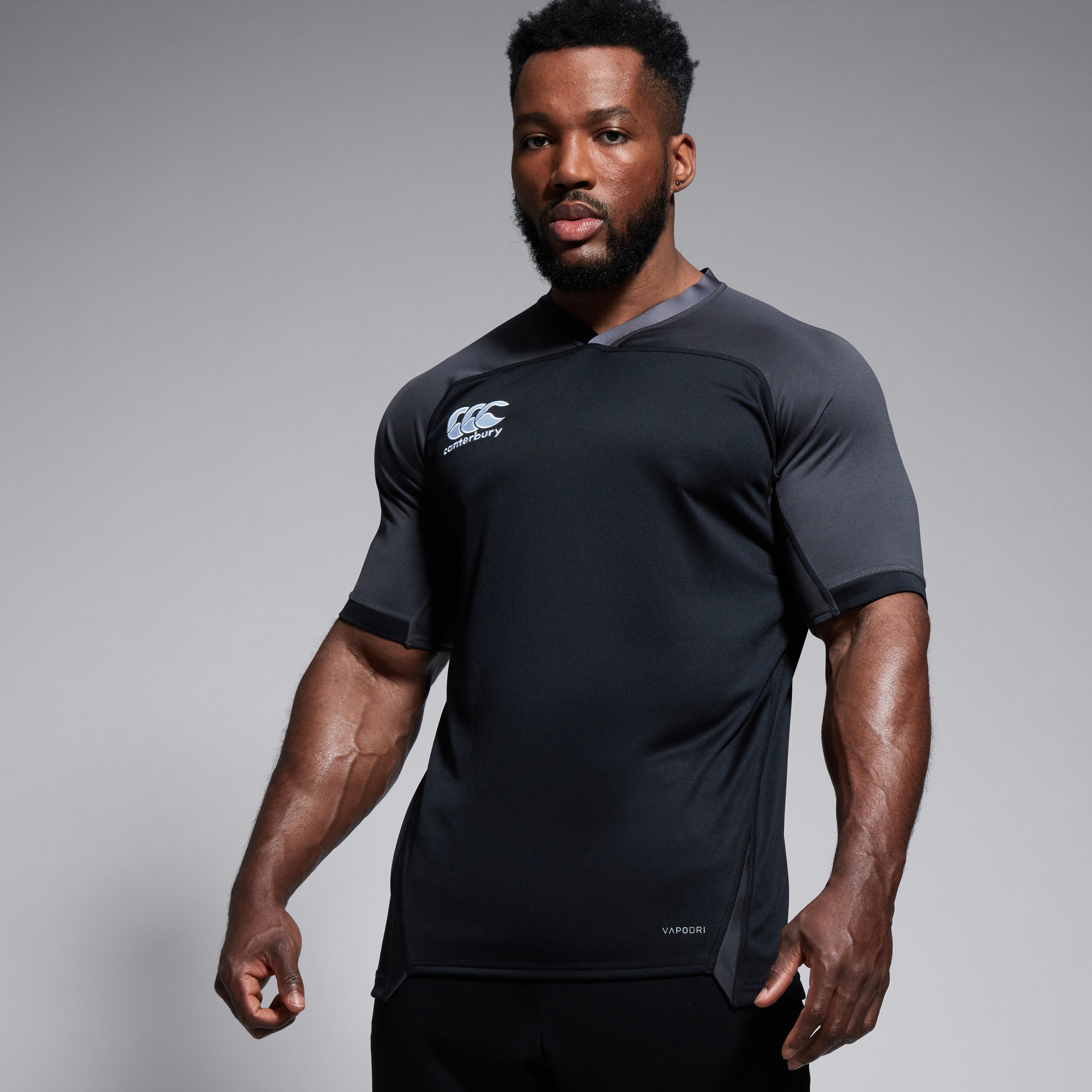 canterbury-camiseta-rugby-vapodri-evader-negro-hombre image 3