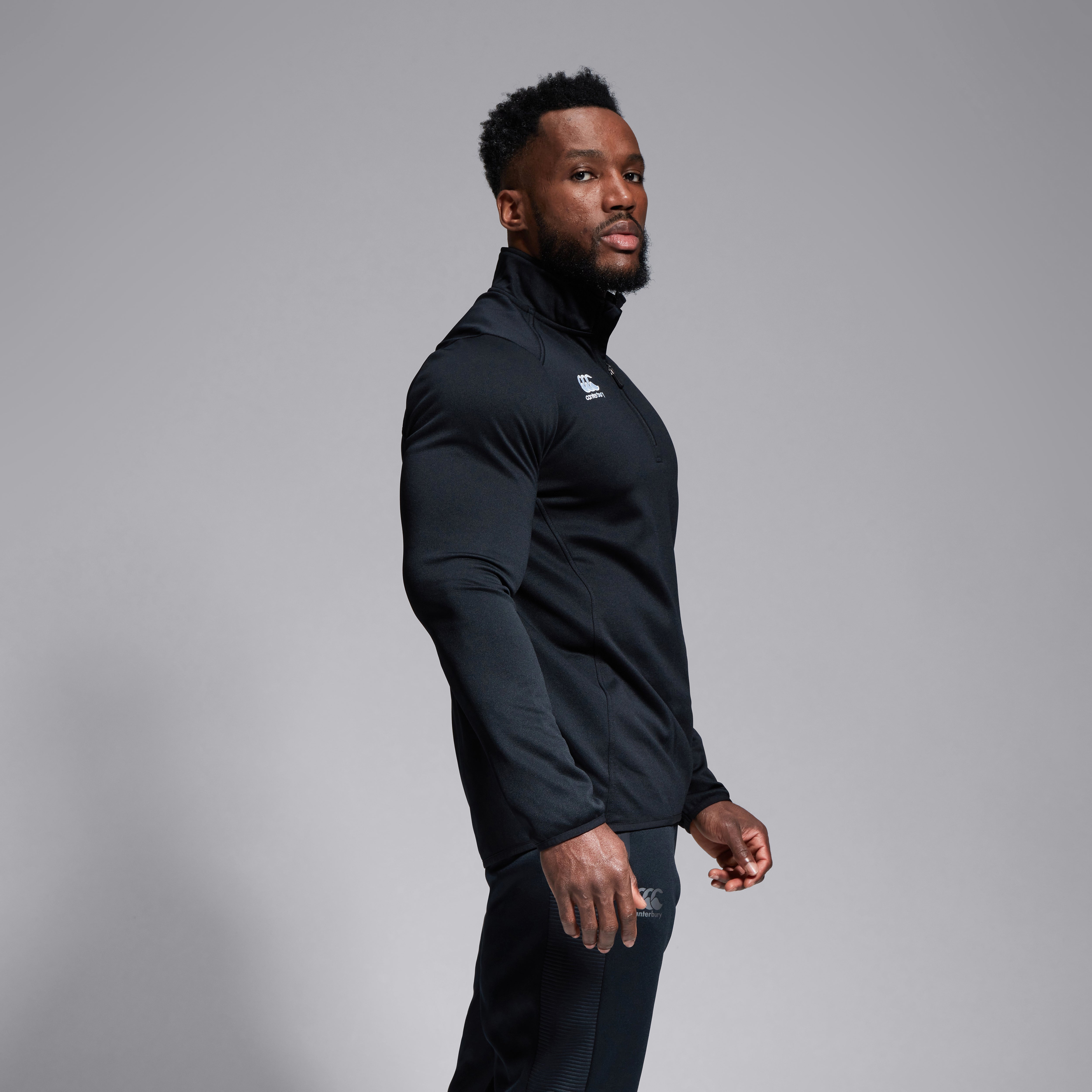 canterbury-club-1-4-zip-mid-layer-training-top-negro-para-hombre image 3