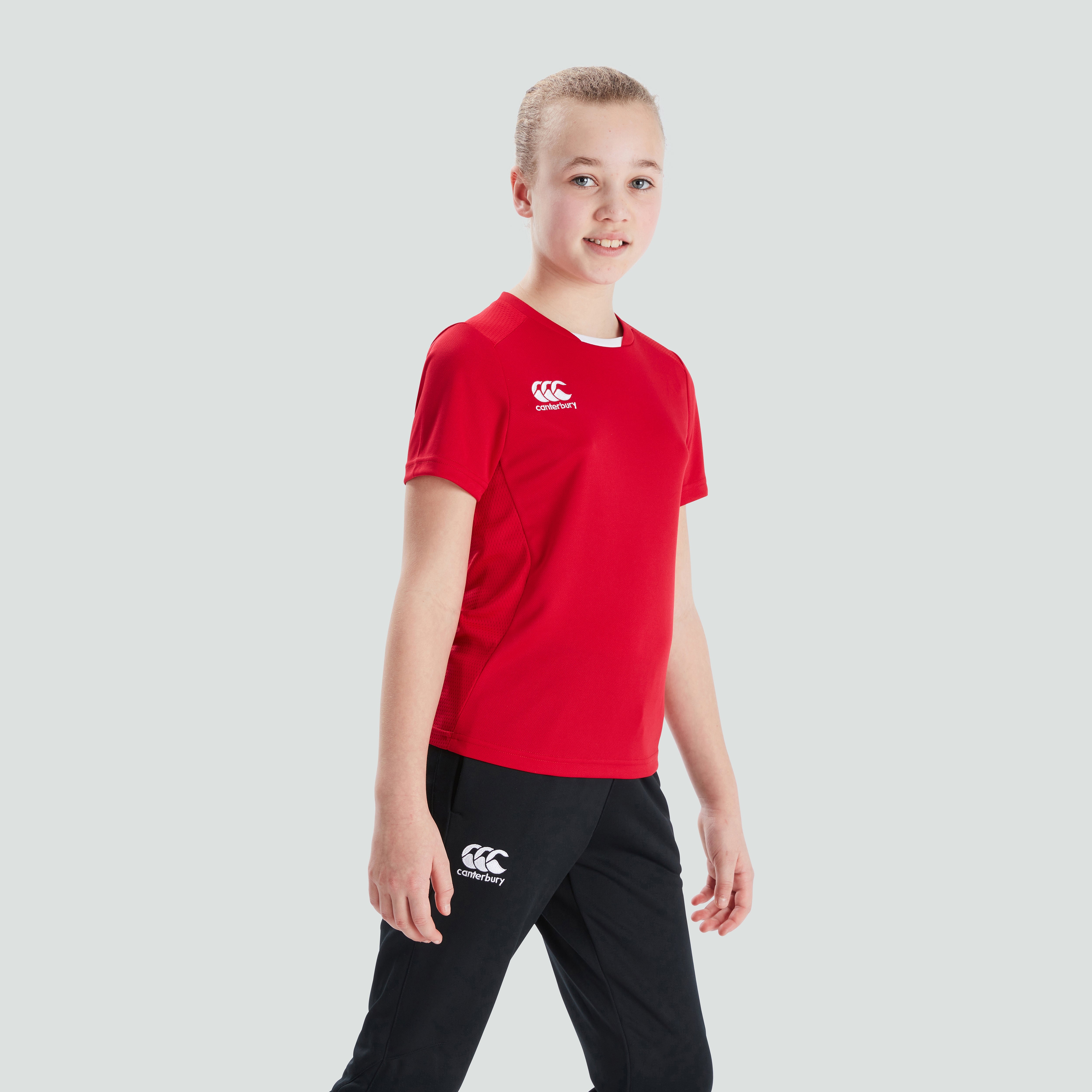 canterbury-club-dry-tee-junior-unisex-rojo-camiseta-deportiva image 2
