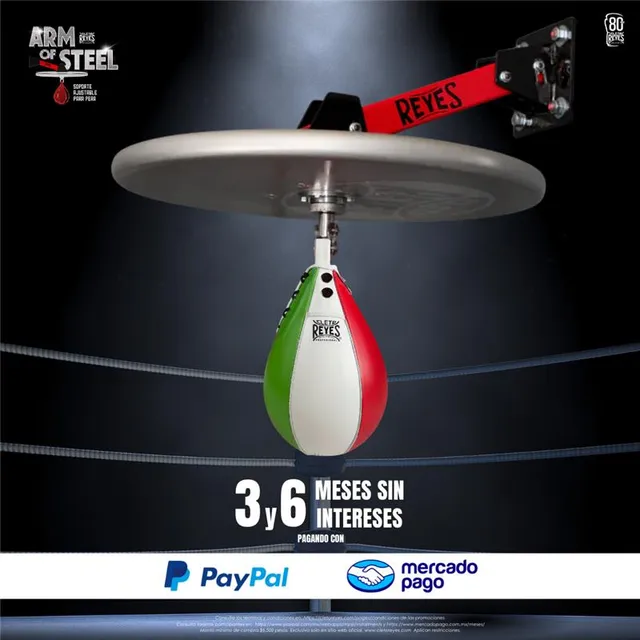 cleto-reyes-kit-plataforma-arm-of-steel-swivel-pera-tricolor-mediana-de-regalo image 1