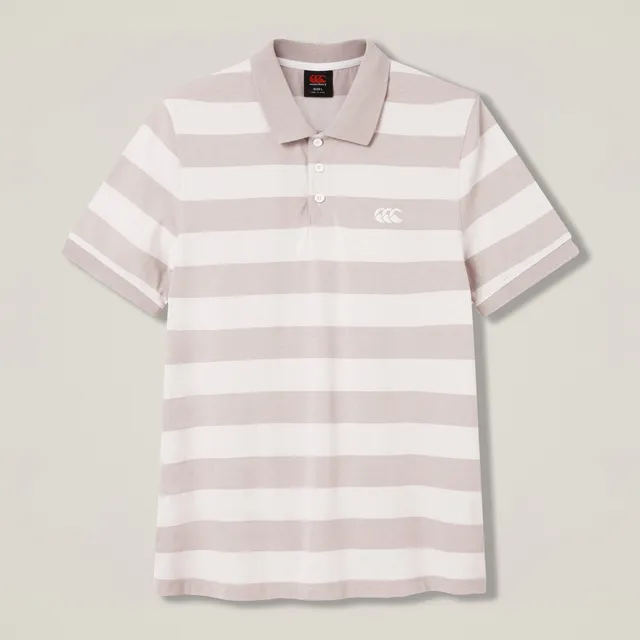 canterbury-yarn-stripe-polo-grey-para-hombre image 1