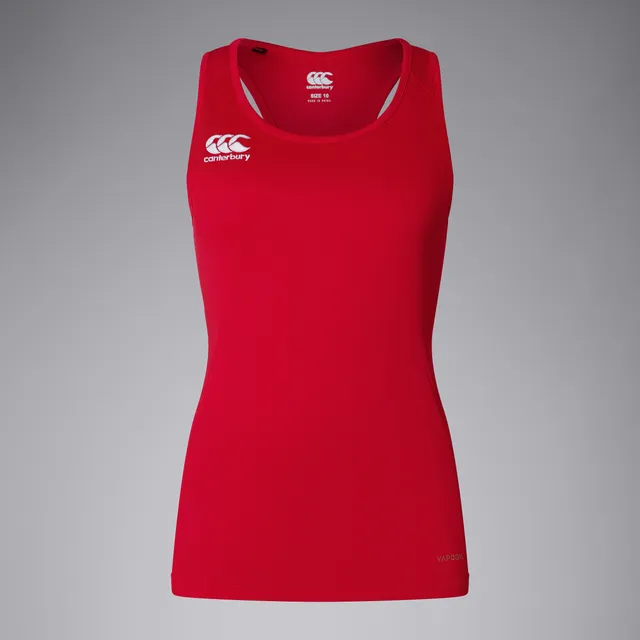canterbury-club-dry-racerback-singlet-mujer-rojo-camiseta-sin-mangas image 1