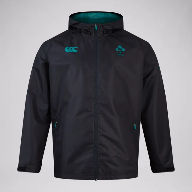 canterbury-ireland-wr-jacket-chaqueta-rompevientos-negra-verde-para-hombre image 1