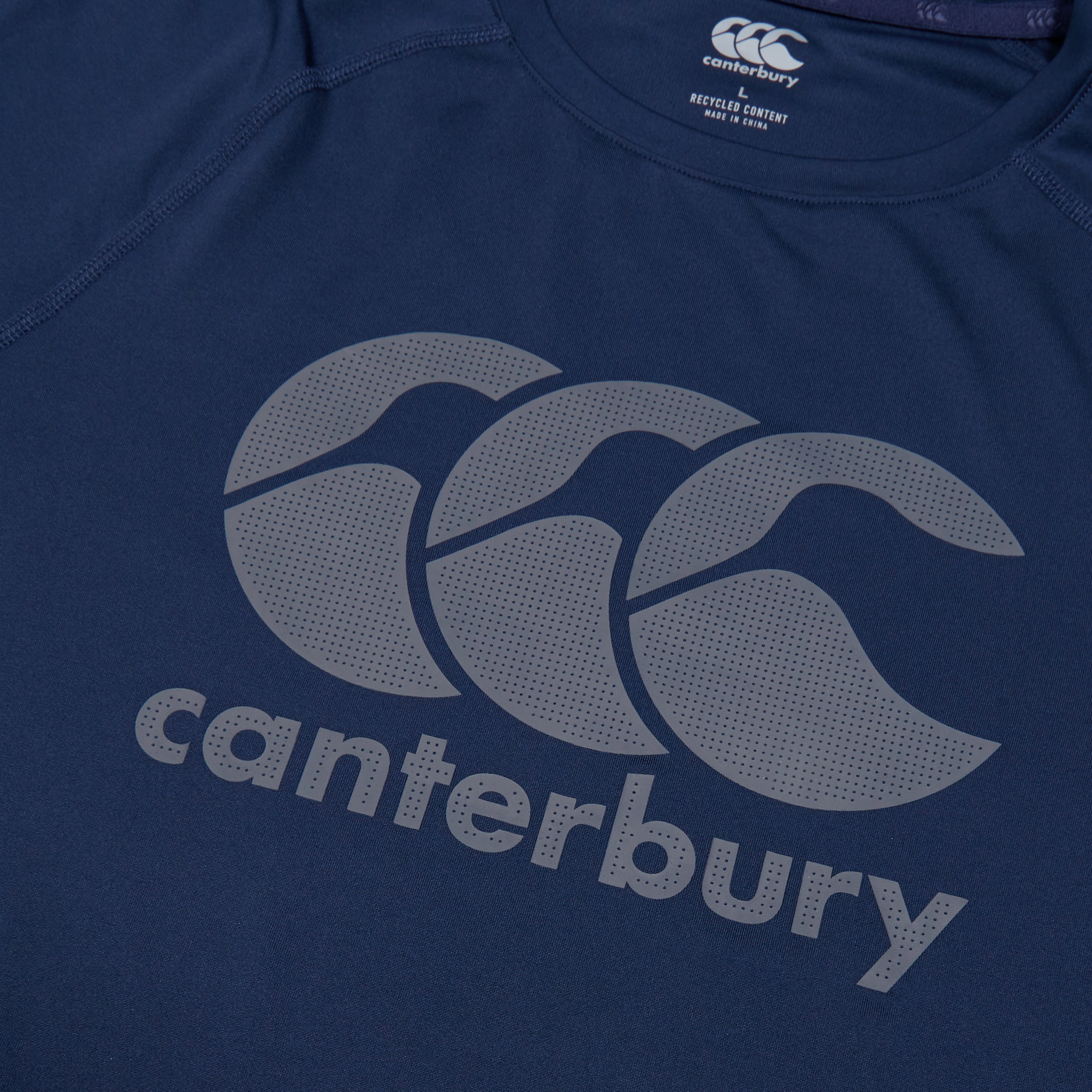 canterbury-mens-large-logo-superlight-tee-navy image 4
