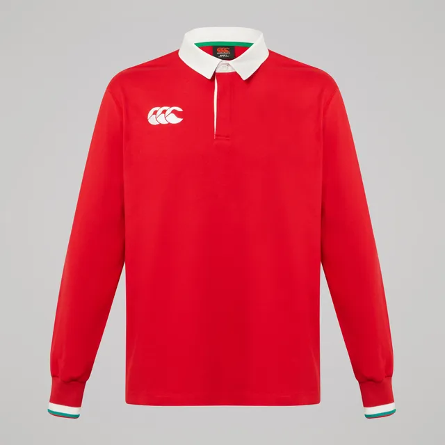 camiseta-de-rugby-canterbury-classic-manga-larga-roja-unisex image 1