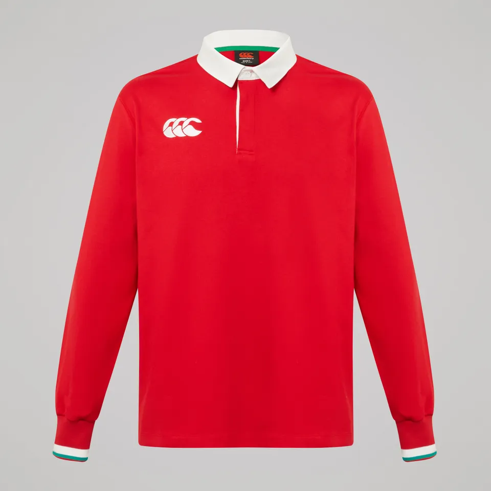 camiseta-de-rugby-canterbury-classic-manga-larga-roja-unisex image 1