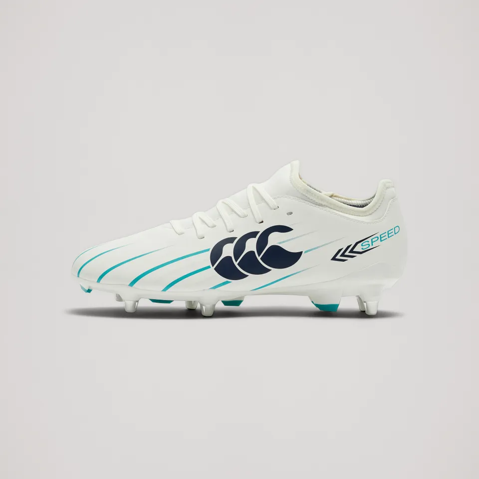 canterbury-speed-falcon-2-0-team-botas-de-rugby-suelo-blando-blancas-para-adulto image 1