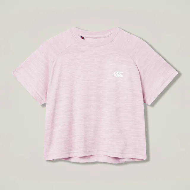 canterbury-tempo-tee-rosa-para-mujer-camiseta-deportiva-de-corte-relajado image 1