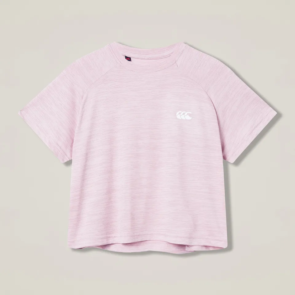 canterbury-tempo-tee-rosa-para-mujer-camiseta-deportiva-de-corte-relajado image 1