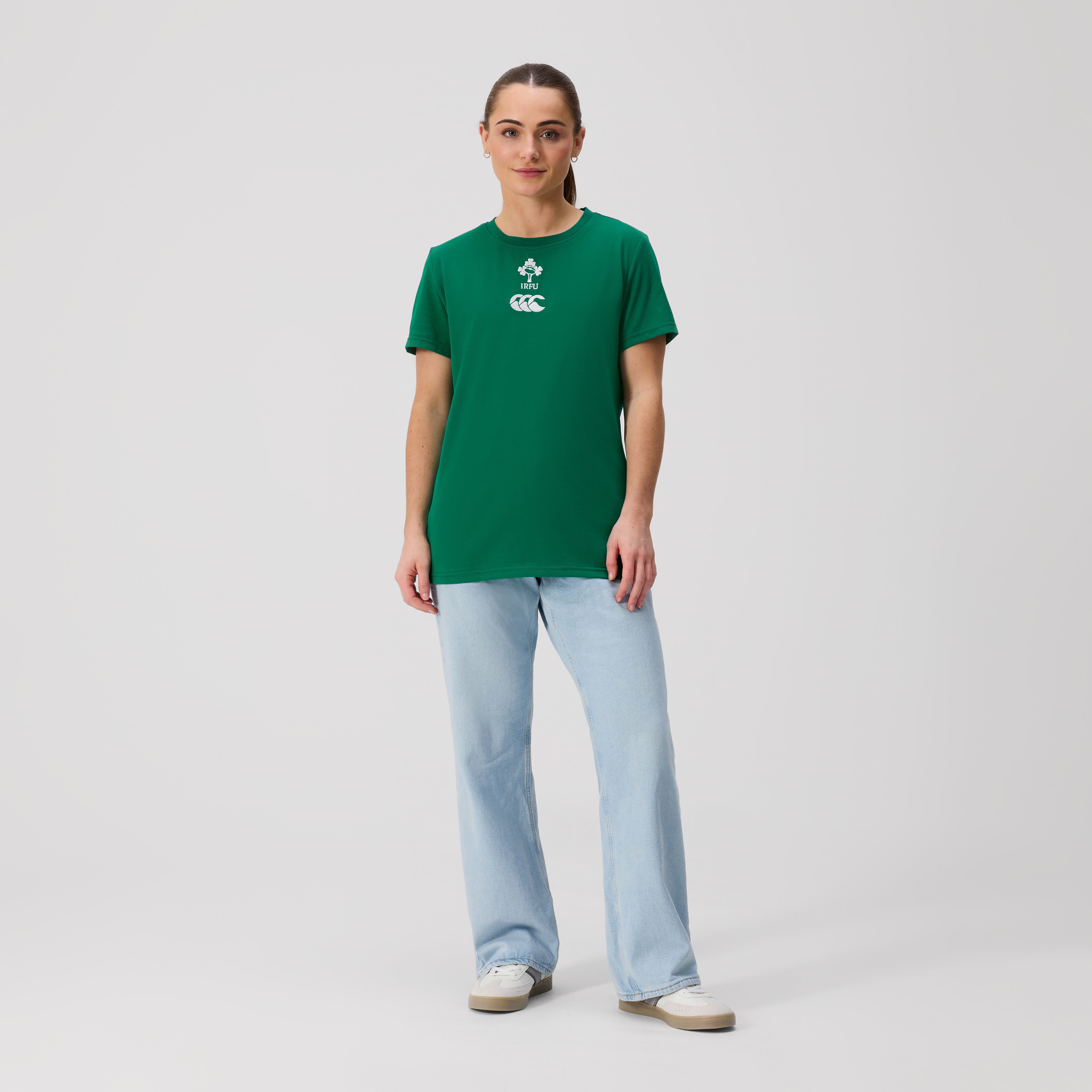 canterbury-camiseta-ireland-cotton-mujer-verde image 3