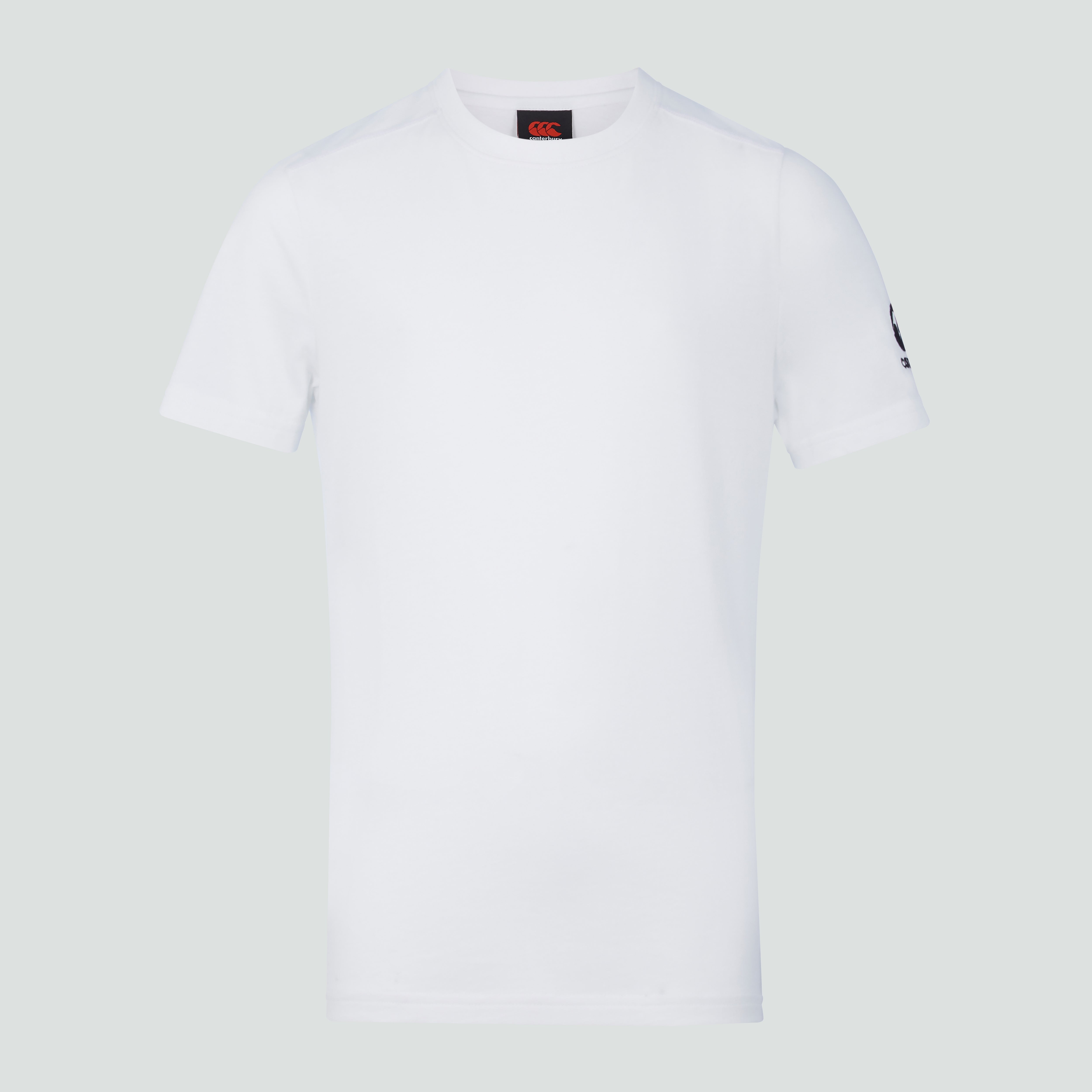 canterbury-club-plain-tee-junior-unisex-camiseta-blanca-de-manga-corta image 3