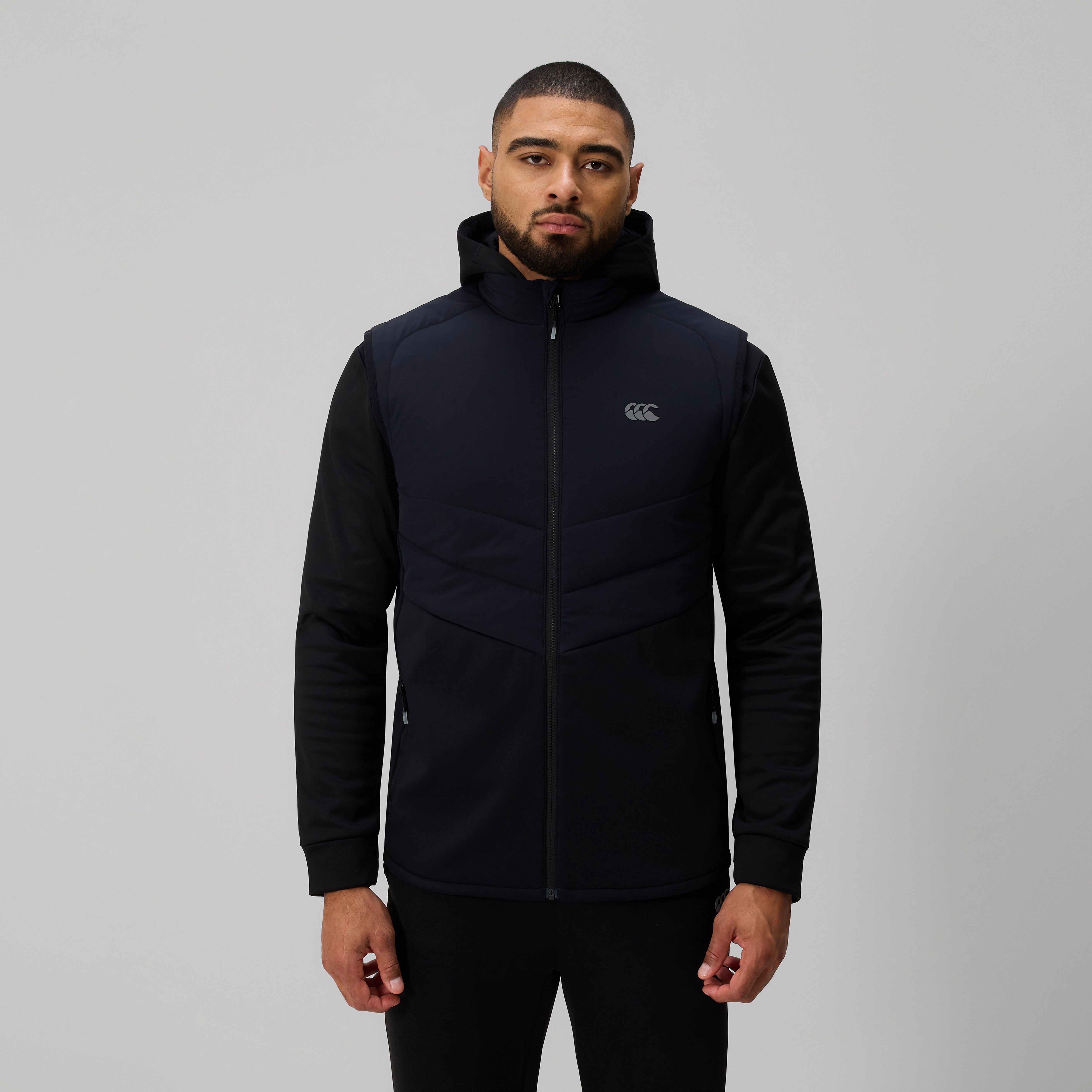 canterbury-tempo-gilet-hombre-negro-chaleco-deportivo image 3