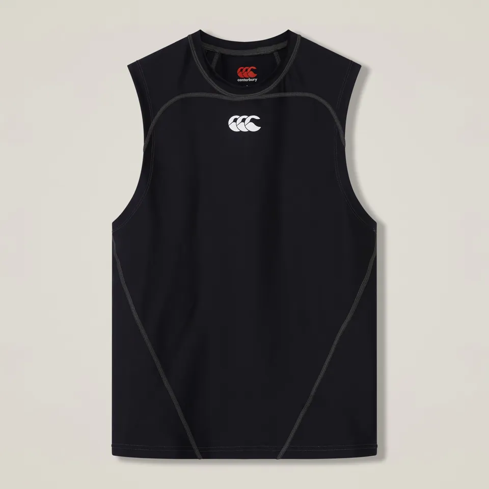 camiseta-interior-sin-mangas-canterbury-baselayer-negra-para-hombre image 1