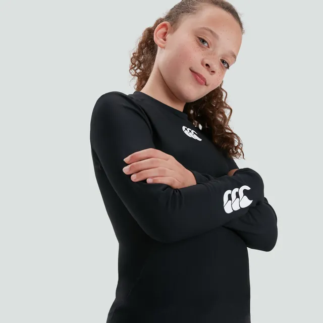 canterbury-thermoreg-camiseta-manga-larga-junior-unisex-negra image 1