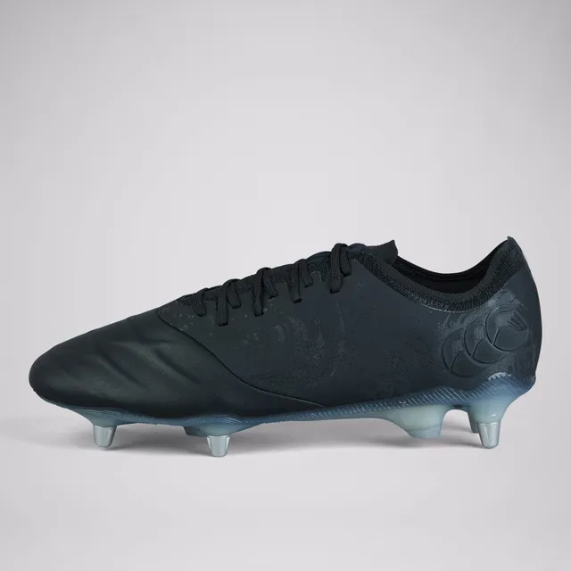 canterbury-phoenix-genesis-elite-botas-de-rugby-para-terreno-blandos-negro-gris image 1