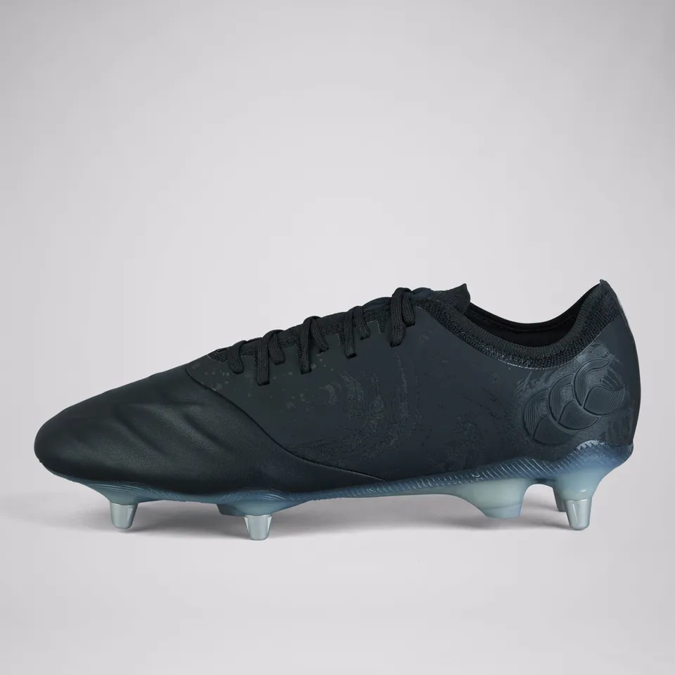 canterbury-phoenix-genesis-elite-botas-de-rugby-para-terreno-blandos-negro-gris image 1