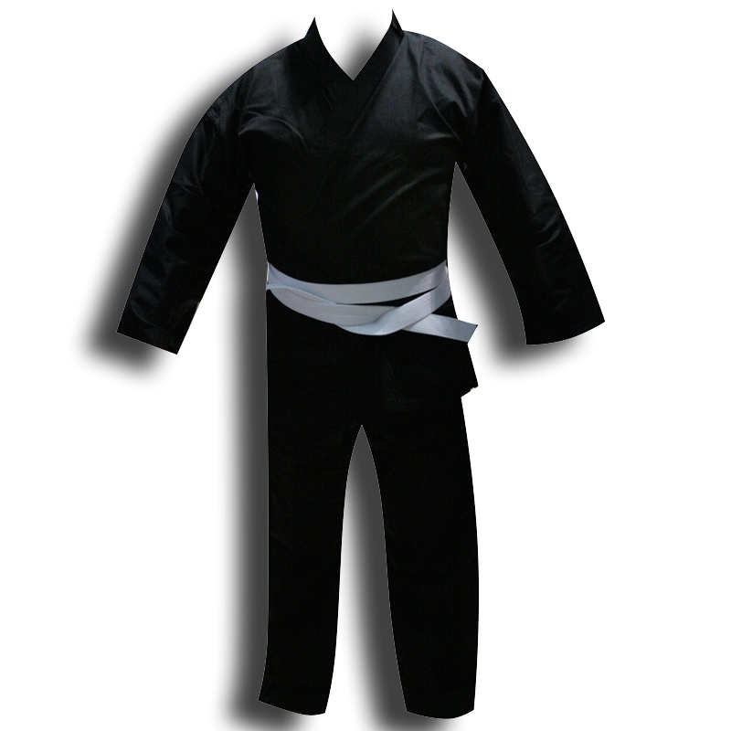 charlie-boxing-karategui-men-in-black-de-algod-n-con-cintur-n-blanco image 1