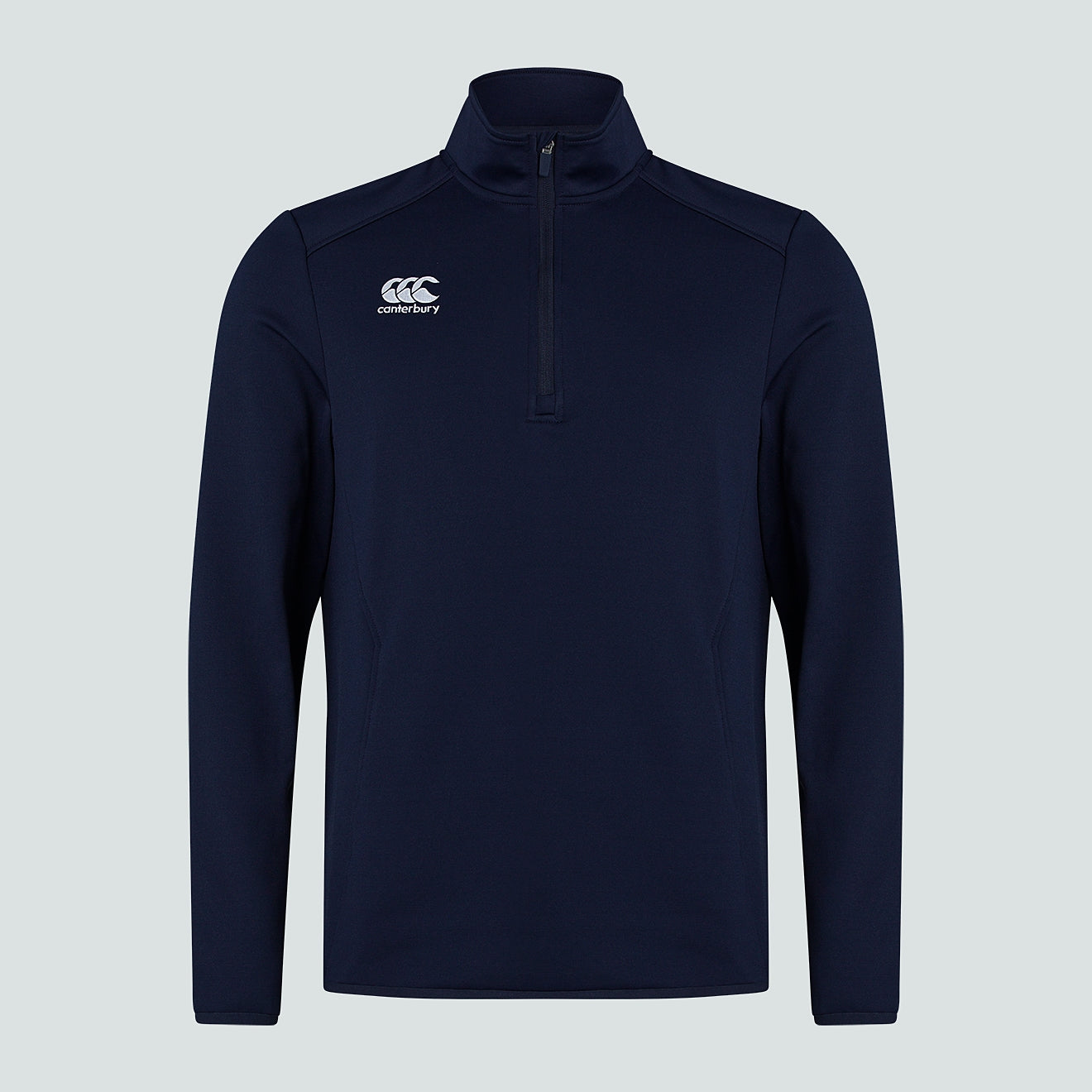 canterbury-mens-club-1-4-zip-mid-layer-training-top-navy-sudadera-de-entrenamien image 1