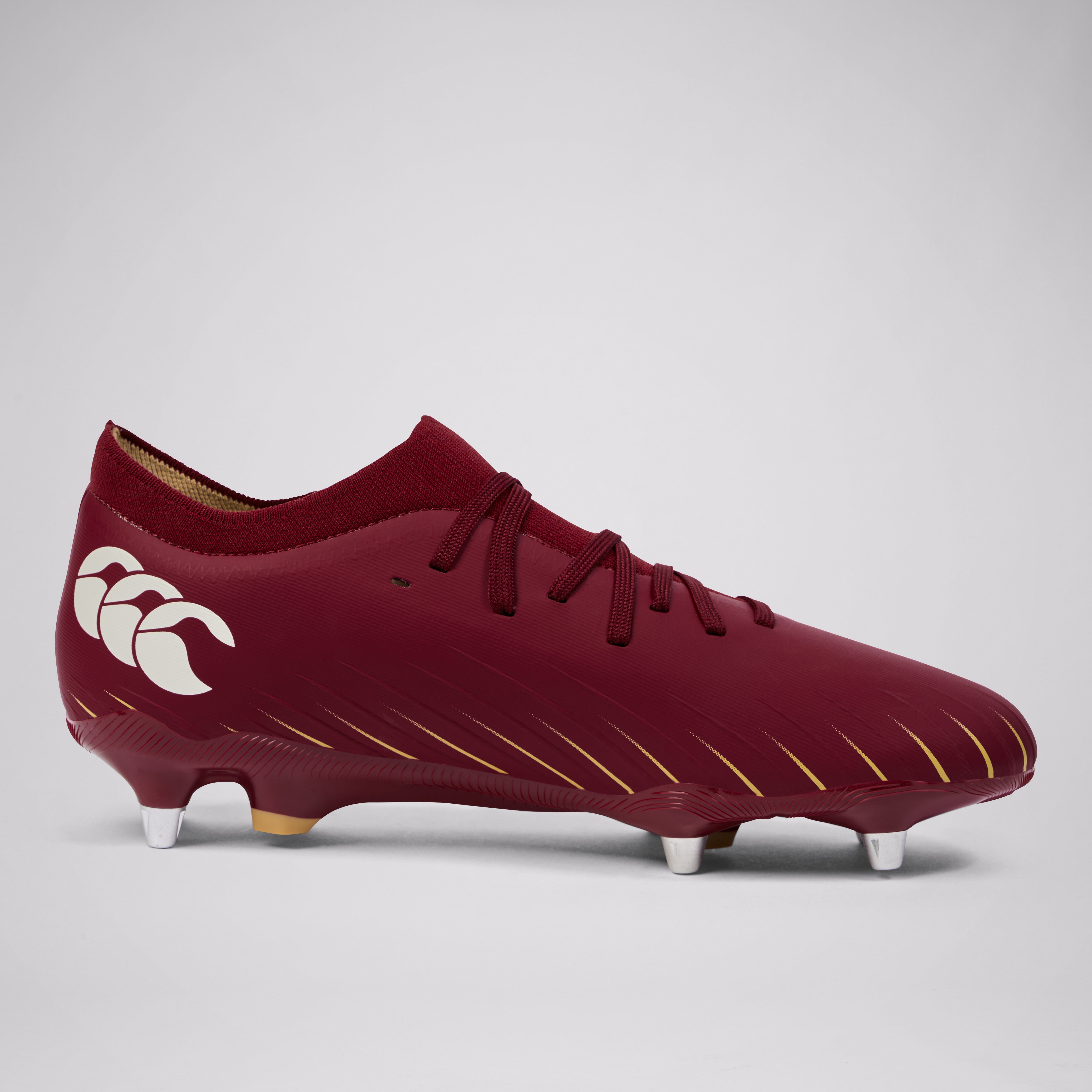 canterbury-speed-falcon-pro-botas-de-rugby-soft-ground-rojo image 2