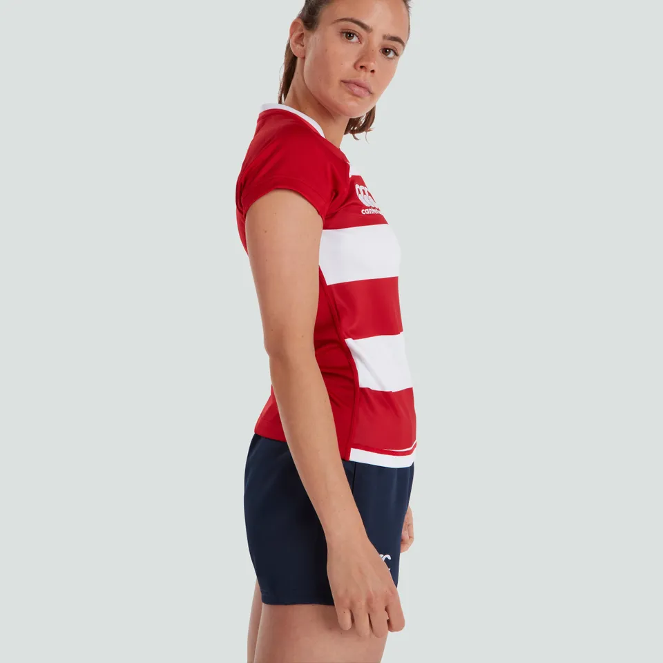 camiseta-de-rugby-canterbury-vapodri-evader-hooped-roja-para-mujer image 1
