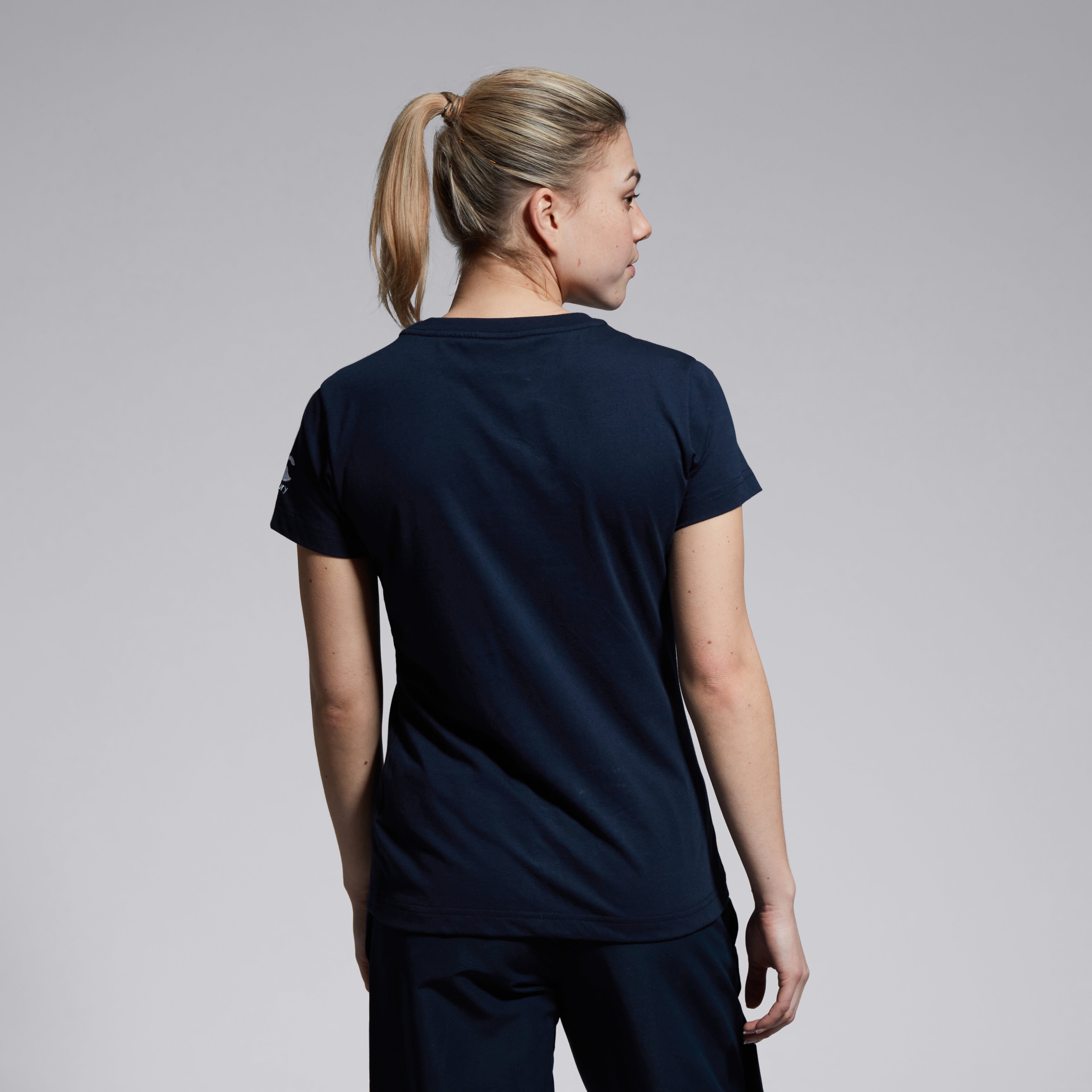 canterbury-club-plain-camiseta-de-manga-corta-para-mujer-azul-marino image 4